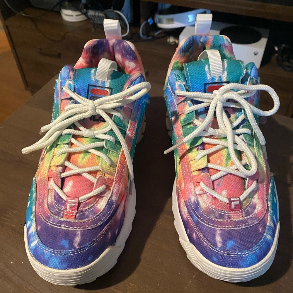 Fila Multicolor Tie-Dye Sneakers - Picture 3 of 9